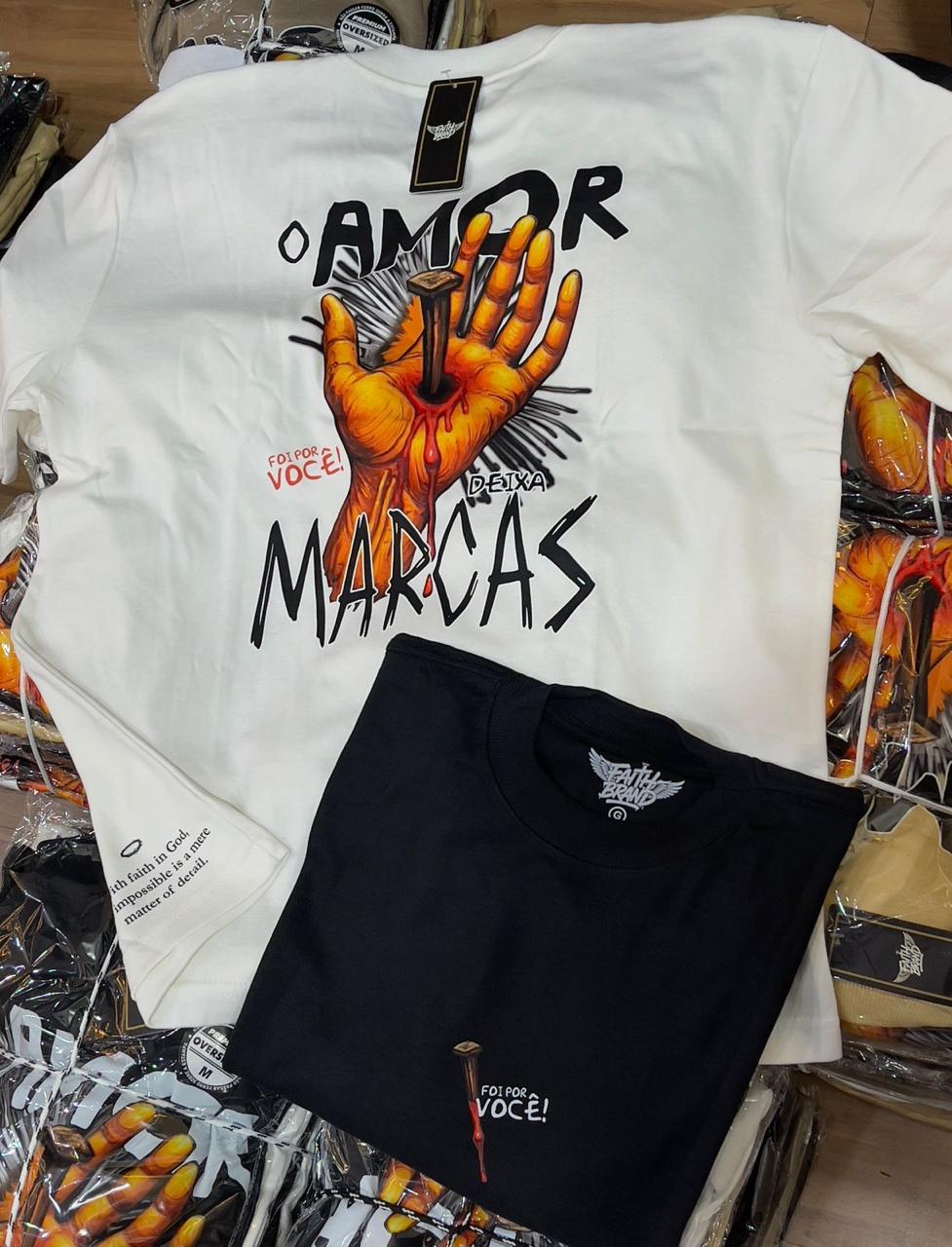 Camiseta O Amor Deixa Marcas