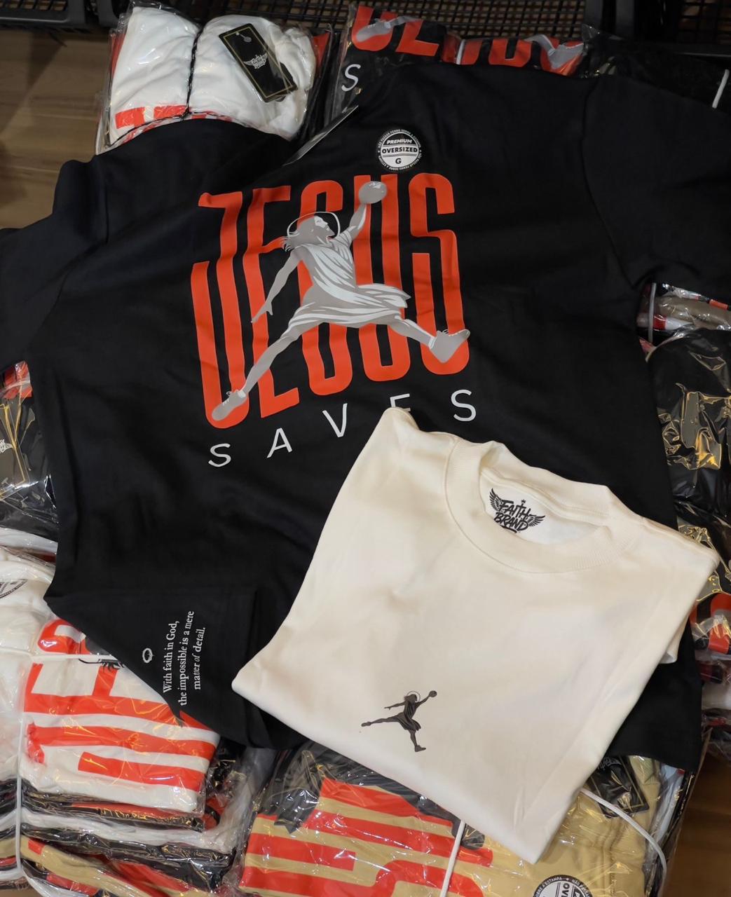 Camiseta Jesus Saves Jumpman